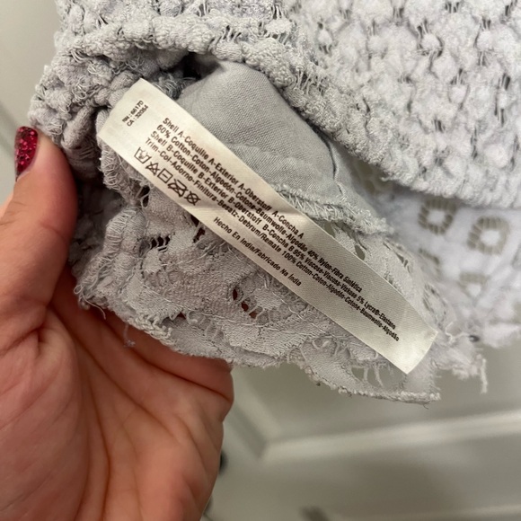 Free People size small grey lace bralette - Picture 3 of 4